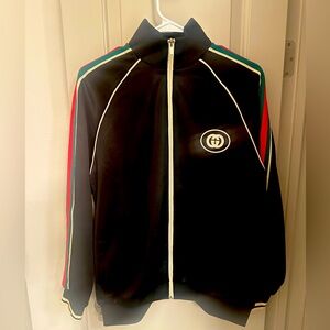 TECHNICAL JERSEY ZIP JACKET men small